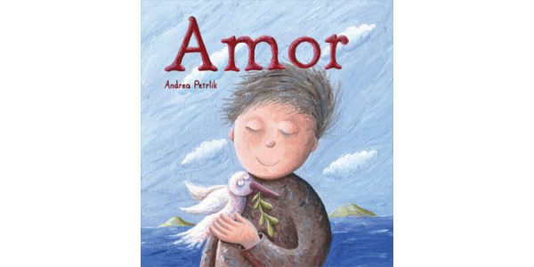 Portada del libro ilustrado Amor, de Andrea Petrlik. Editorial Leetra.