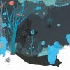 Monstruo en la nieve. Ilustración del libro Buenas Noches Monstruo, de Shira Geffen y Natalie Waksman-Shenker. Editorial Leetra.