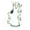 Sobre un árbol. Ilustración del libro Dentro de mí, de Alex Cousseau y Kitty Crowther. Editorial Leetra.