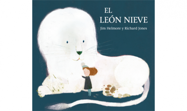 Ilustración del libro el León Nieve - Jim Helmore y Richard Jones